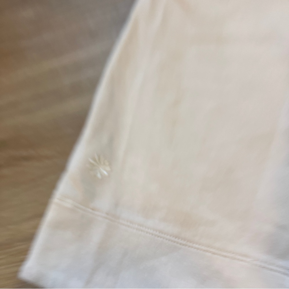 Athleta Sundown Sweatshirt Tank Cream Size M - Picture 8 of 8